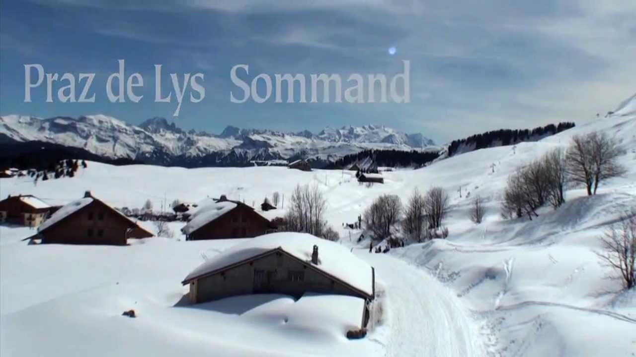 studio cabine Praz de Lys Taninges Exterior foto