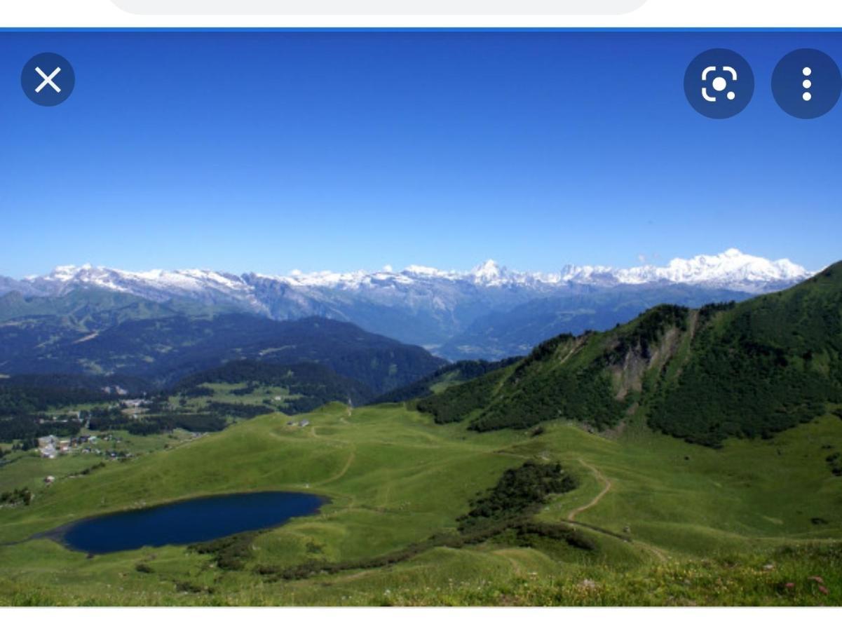 studio cabine Praz de Lys Taninges Exterior foto